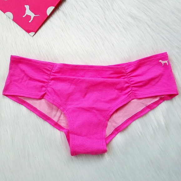 PINK Victoria's Secret Other - Victoria's Secret PINK Logo Ruched Cheekster Panty